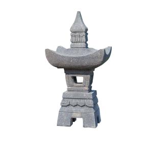Linterna japonesa de piedra de lava 55 cm
