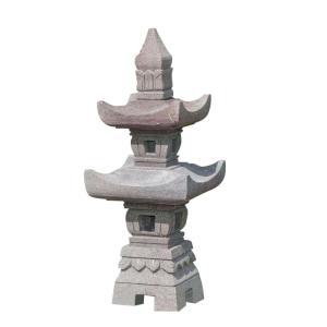 Linterna japonesa de piedra de lava 70 cm