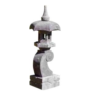 Linterna japonesa pagoda zen de piedra de lava 90 cm