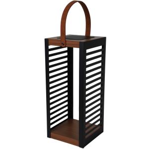 Linterna solar recargable Negro H50CM