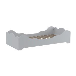 Lit 90x190 sommier inclus nuage blanc