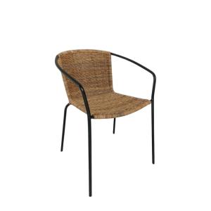 Lote de 2 butacas de ratán natural