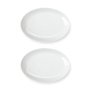 Lote de 2 cuencos Porcelena Blanco