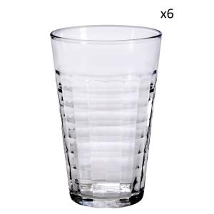 Lote de 6 - vaso agua de vidrio resistente 50 cl transparen…