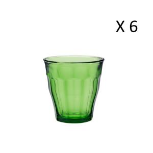 Lote de 6 - vaso de agua de 25cl de vidrio templado resiste…