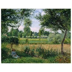 Luz de la Mañana en Eragny - Camille Pissarro - cm. 60x80