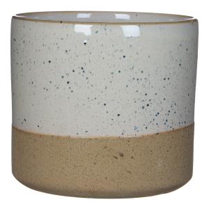 Maceta de cerámica blanco d20,5
