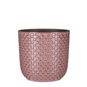Maceta de cerámica rosa claro d21,5