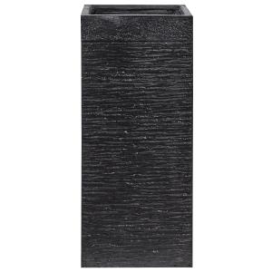 Maceta de exterior de cerámica negro h60