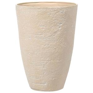 Maceta de exterior de piedra beige h71