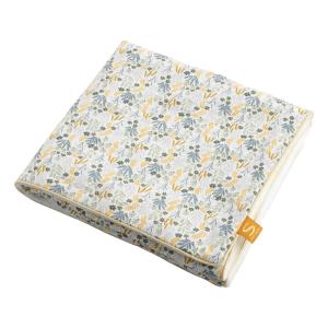 Manta blanca de algodón 100x75cm