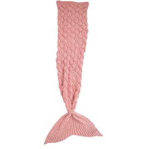 Manta escamas Sirena rosa 70X140 cm (SIZE M)