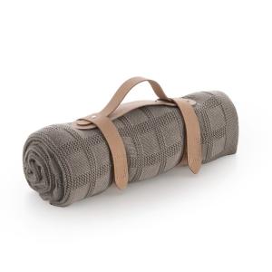 Manta punto bamboo 80x100x1 cm grey