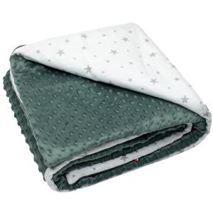 Manta reversible y ultra suave Vert 100x70 cm