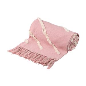 Manta rosa de algodón 150x125x0.5cm