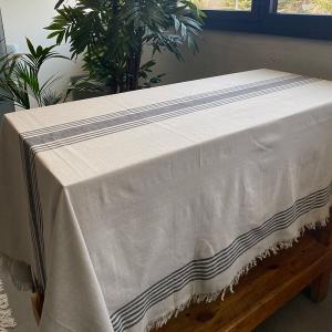 Mantel de algodón lino 140x150cm