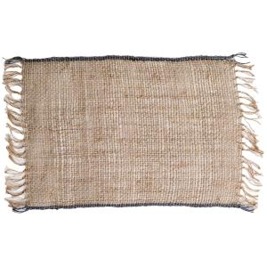Mantel individual rectangular de fibras naturales 58 x 34 cm