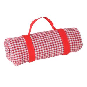 Mantel para picnic vichy rojo con reverso impermeable 140x1…