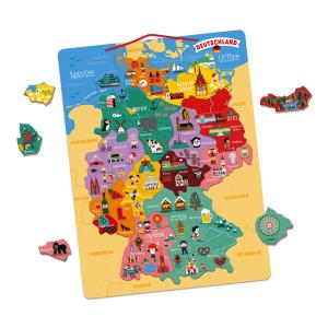 Mapa magnético de alemania
