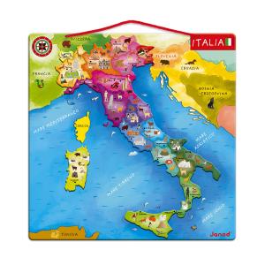 Mapa magnético de italia