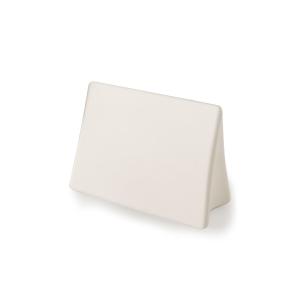 Marcapáginas de hormigón blanco