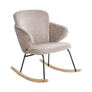 Mecedora  Tela Gris pardo