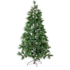Medio árbol de Navidad artificial de 424 ramas Alt.210 verd…