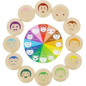 Memo de las emociones de madera