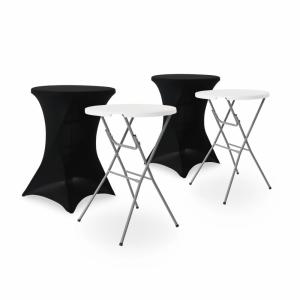 Mesa alta  plegable con funda protectora para eventos, set…