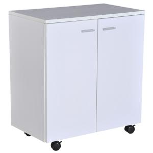 Mesa armario color blanco 60 x 35 x 65cm