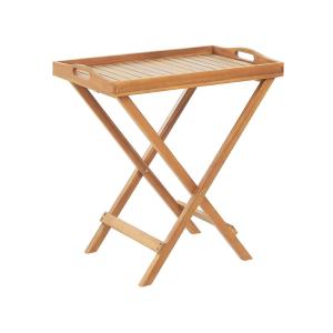 Mesa auxiliar de madera madera clara