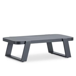Mesa baja de aluminio antracita