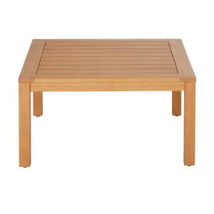 Mesa baja de exterior de madera de eucalipto L.80