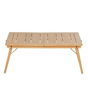 Mesa baja de pícnic plegable de madera de eucalipto L.88