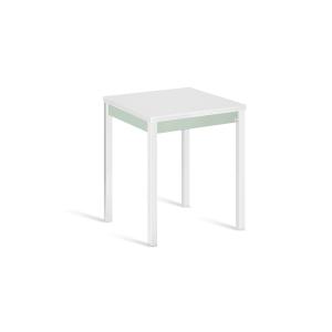 Mesa cocina alta extensible libro 65(130)x65 cm verde pata…