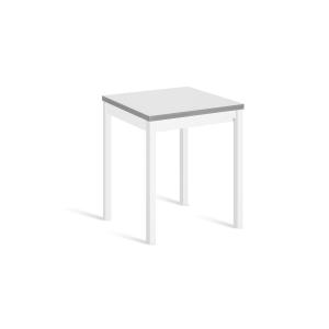 Mesa cocina alta extensible libro 80(160)x80cm blanco pata…