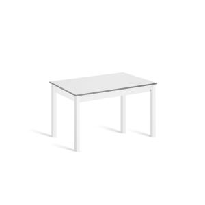 Mesa cocina extensible 100(145)x60 cm blanco pata blanco