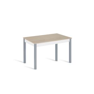 Mesa cocina extensible 100(145)x60 cm roble pata gris