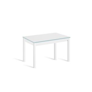 Mesa cocina extensible 110(160)x70 cm blanco pata blanco