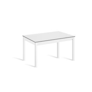 Mesa cocina extensible 120(180)x80 cm blanco pata blanco