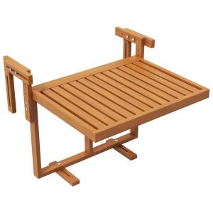 Mesa colgante color madera 68 x 65 x 55 cm