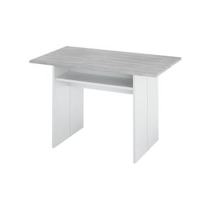 Mesa consola desplegable blanco artik y cemento