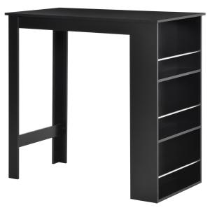 Mesa de bar 112x57x106 cm negro