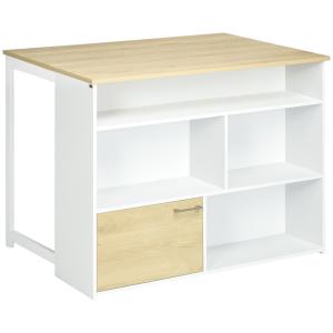 Mesa de bar 116x79.5x91 cm blanco
