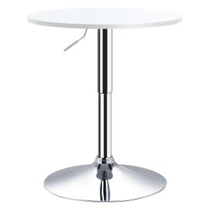 Mesa de bar 60x60x93 cm blanco
