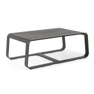 Mesa de centro de aluminio antracita de 105x62