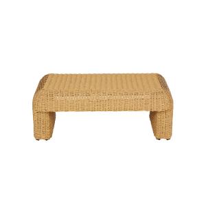 Mesa de centro de exterior para hoteles de resina beige de…