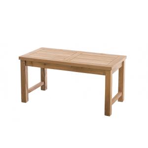 Mesa de centro de jardín de madera de teca de 90x45 cm