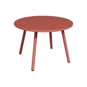Mesa de centro para jardín acero terracota