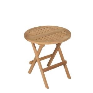 Mesa de centro plegable de jardín de madera de teca